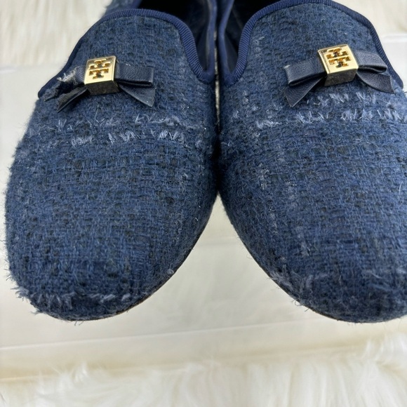 TORY BURCH CHANDRA FLATS- LOAFERS SHOES SIZE 7.5 - Picture 5 of 12